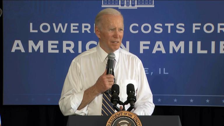 President Joe Biden pledged Wednesday to replace all 400,000 lead service lines in Chicago, saying Mayor Lori Lightfoot had urged him to make it a high priority. (WTTW News)