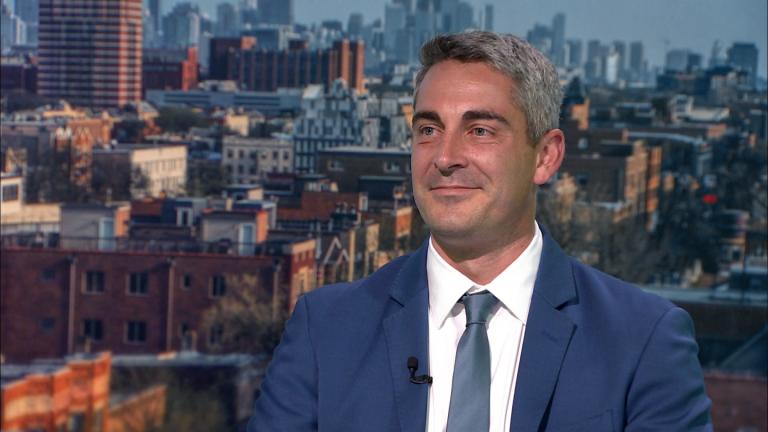 Joe Holberg appears on “Chicago Tonight” on July 14, 2026. (WTTW News)