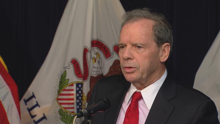 In this June 2016 file photo, Illinois Senate President John Cullerton talks about plans for a temporary state budget. (WTTW News)
