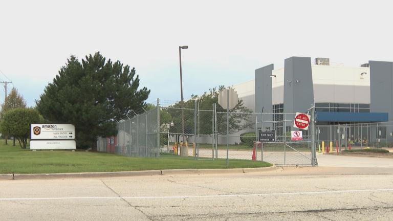 Employees at an Amazon warehouse at 250 Emerald Drive, Joliet, have accused the company of a racially hostile work environment. (WTTW News)