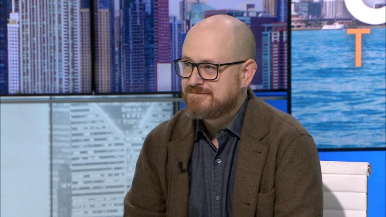 Jordan LaFlure appears on “Chicago Tonight” on April 29, 2026. (WTTW News)