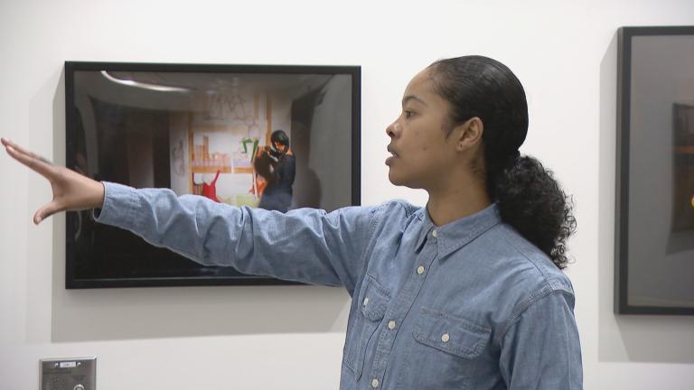 Photographer Jordan Porter-Woodruff has a new solo exhibition at the Epiphany Arts Center running through Feb. 11, 2023. (WTTW News)