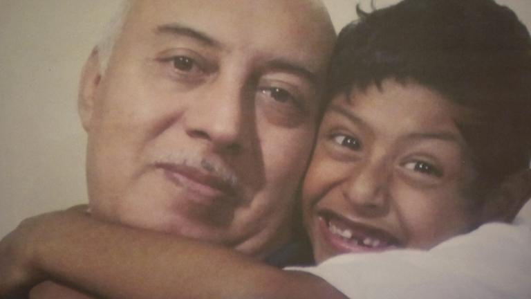 After his son (right) died, photographer Jose Refugio “Fugie” Almanza created a scholarship fund. (Provided)