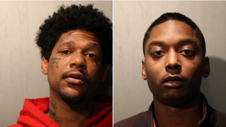 Jovan Battle, left, and Menelik Jackson (Chicago Police Department)