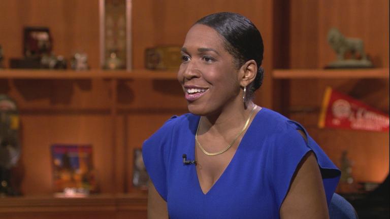 Lt. Gov. Juliana Stratton appears on “Chicago Tonight.”