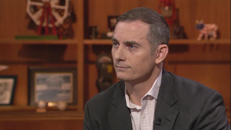 Kash Jackson appears on “Chicago Tonight” on Nov. 1, 2018.