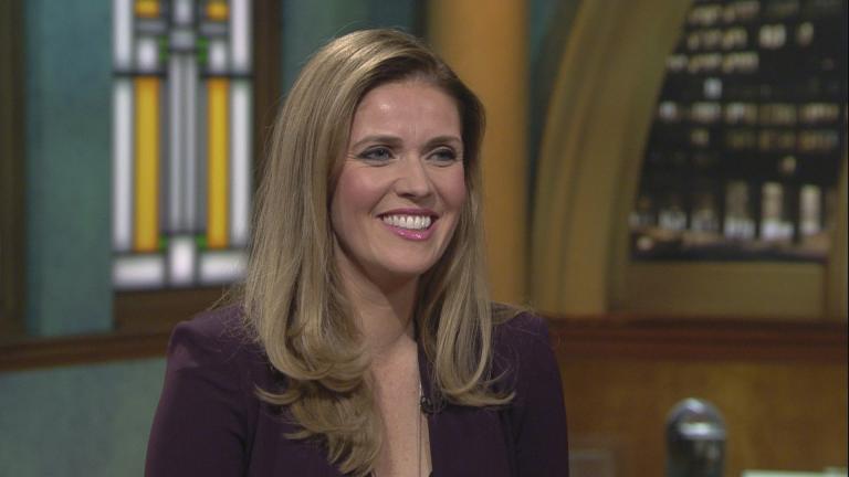 Kate Sullivan appears on “Chicago Tonight” on Thursday, Feb. 13, 2020. (WTTW News)
