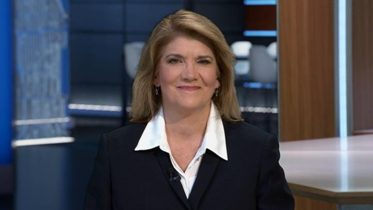Kathy Salvi appears on “Chicago Tonight” on Oct. 27, 2022. (WTTW News)
