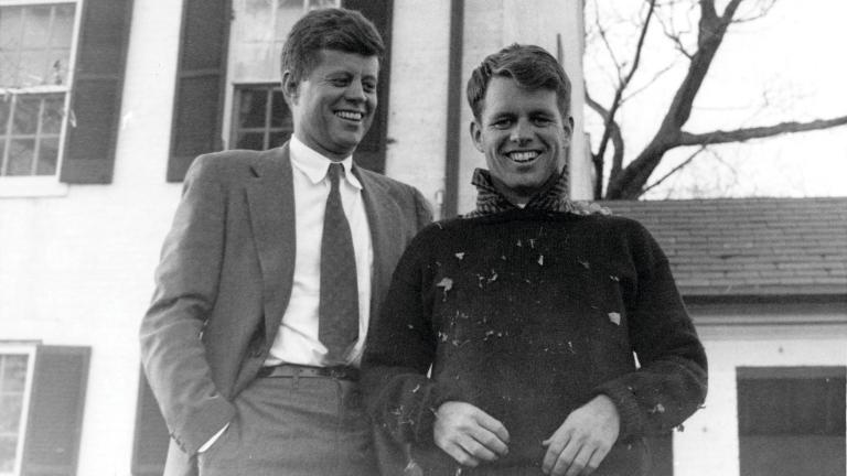 John F. Kennedy, left, and Robert F. Kennedy (Courtesy Kerry Kennedy)