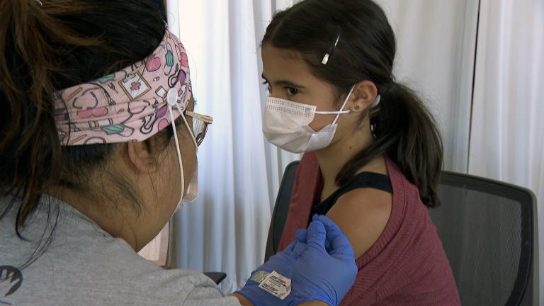 In Chicago, more than 6,000 children ages 5 to 11 received COVID-19 vaccinations this past week. (WTTW News)