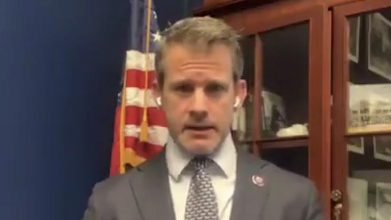 U.S. Rep. Adam Kinzinger in a Twitter video Thursday called for President Donald Trump to be removed immediately from office. (Via Twitter)