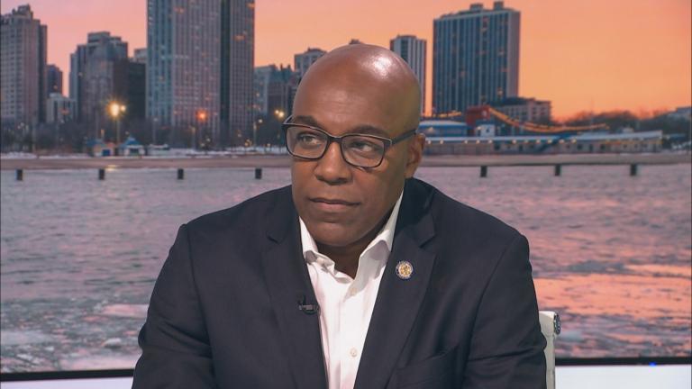 Illinois Attorney General Kwame Raoul appears on "Chicago Tonight" on March 4, 2025. (WTTW News)