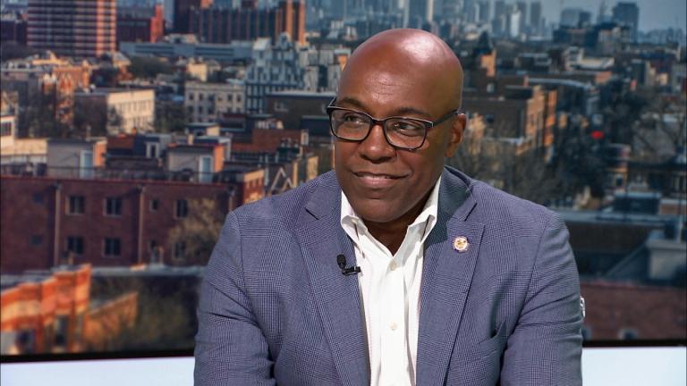 Illinois Attorney General Kwame Raoul appears on “Chicago Tonight” on Aug. 11, 2026. (WTTW News)