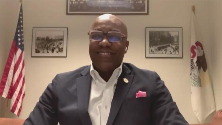 Illinois Attorney General Kwame Raoul appears on “Chicago Tonight” on June 30, 2022. (WTTW News)