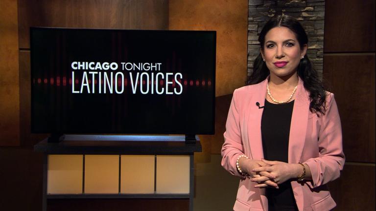 Araceli Gómez-Aldana hosts "Chicago Tonight: Latino Voices" (WTTW News)
