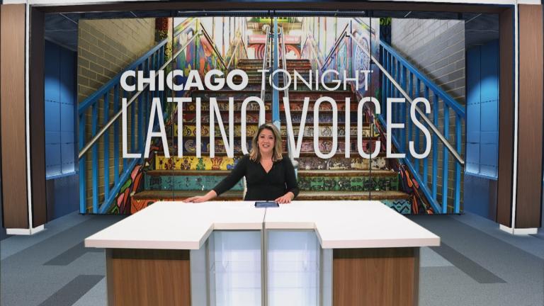 Joanna Hernandez hosts "Chicago Tonight: Latino Voices" on April 10, 2025. (WTTW News)