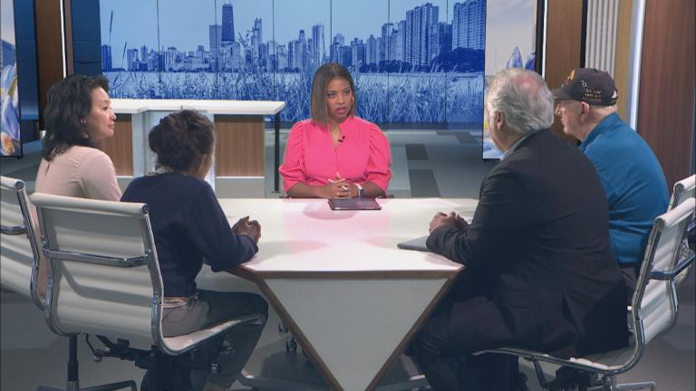 Brandis Friedman and guests on “Chicago Tonight” on May 1, 2025. (WTTW News) Brandis Friedman and guests on “Chicago Tonight” on May 1, 2025. (WTTW News)
