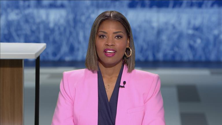 Brandis Friedman hosts the May 8, 2025, episode of "Chicago Tonight." (WTTW News)