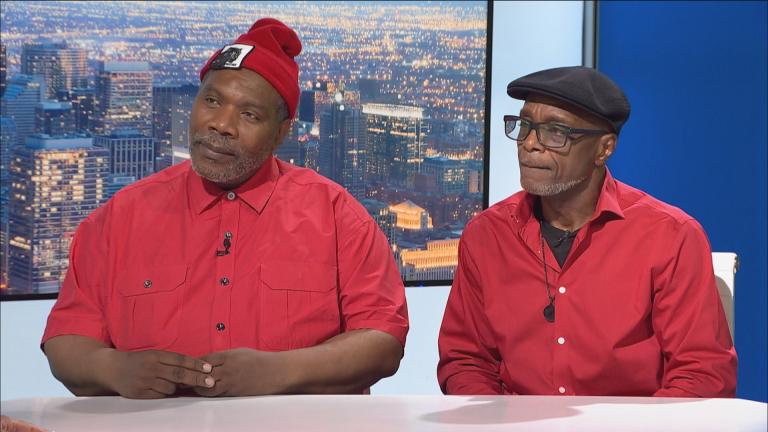 Renaldo Hudson and Stanley Howard appear on "Chicago Tonight." 