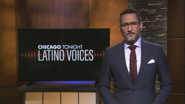 Univisión's Alex Hernández guest hosts the 36th episode of "Latino Voices." (WTTW News) Univisión's Alex Hernández guest hosts the 36th episode of "Latino Voices." (WTTW News)
