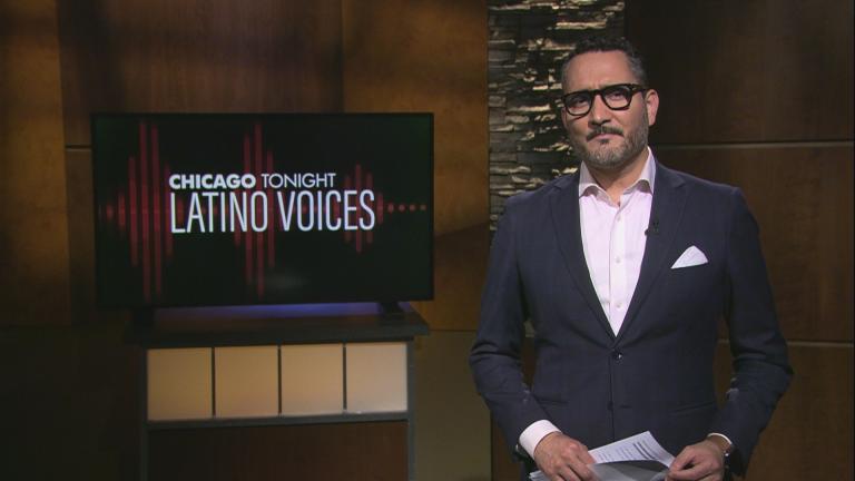 Alex Hernández of Univision guest hosts the Aug. 20 episode of "Latino Voices." (WTTW News)