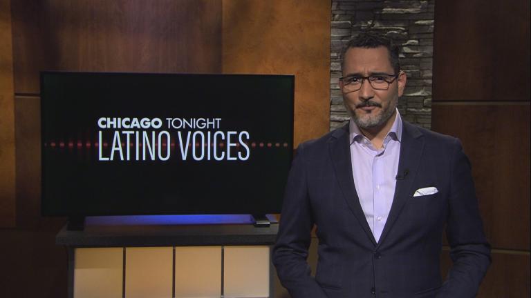 Alex Hernández of Univision guest hosts the 47th episode of “Latino Voices.” (WTTW News)