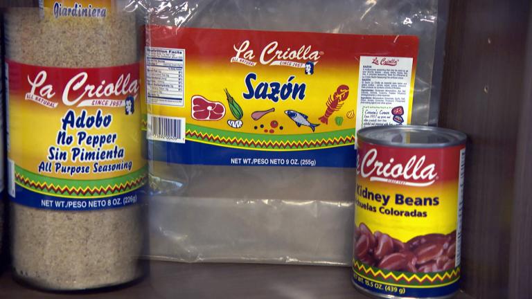 Maria and Jose Chaparro took over La Criolla Foods at its original location in the West Loop in 2016. (WTTW News)