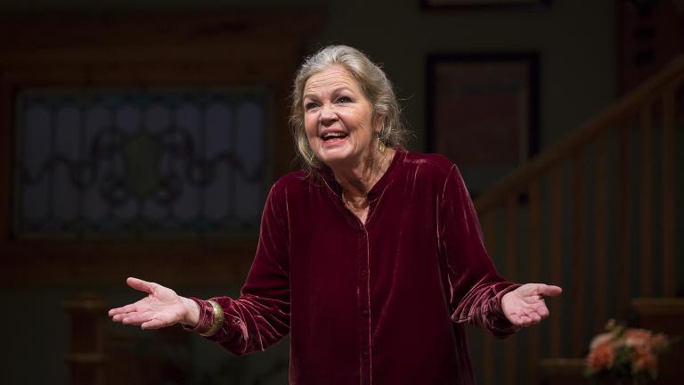 Linda Gehringer as Helene in the world premiere production of “Lady in Denmark” at Goodman Theatre. (Credit: Liz Lauren)