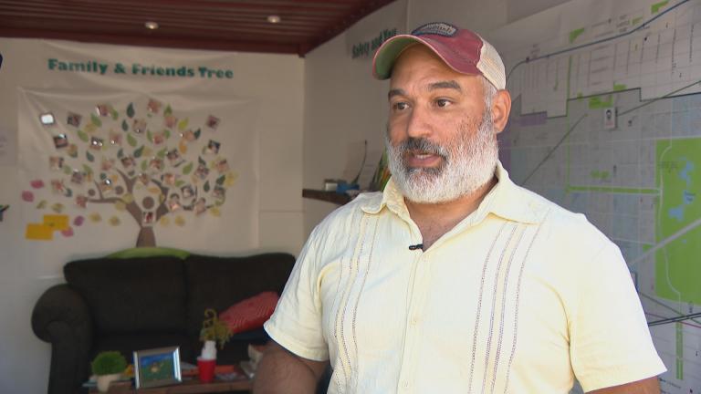 Jonathan Kelly, co-founder of the Lawndale Pop-Up Spot. (WTTW News)