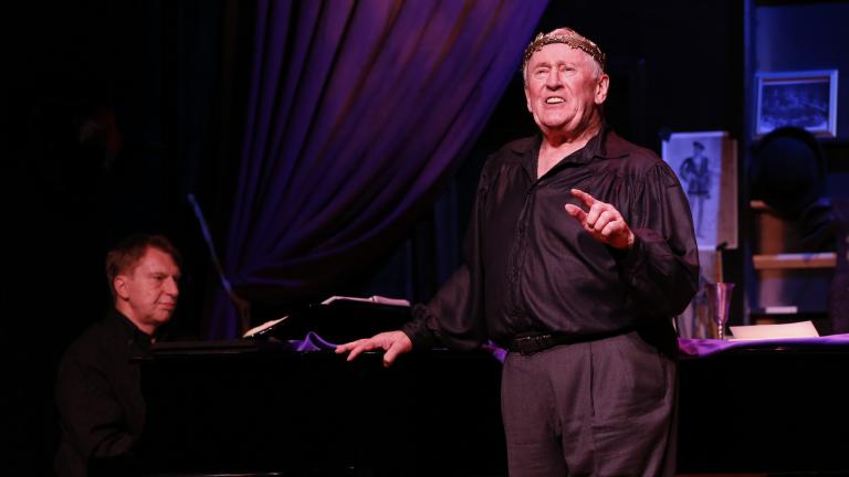 Len Cariou, right, and Mark Janas in “Broadway & The Bard.”