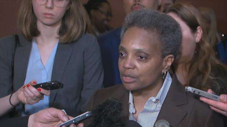 Chicago Mayor-elect Lori Lightfoot speaks to the media in Springfield on Wednesday, April 10, 2019. Chicago Mayor-elect Lori Lightfoot speaks to the media in Springfield on Wednesday, April 10, 2019.