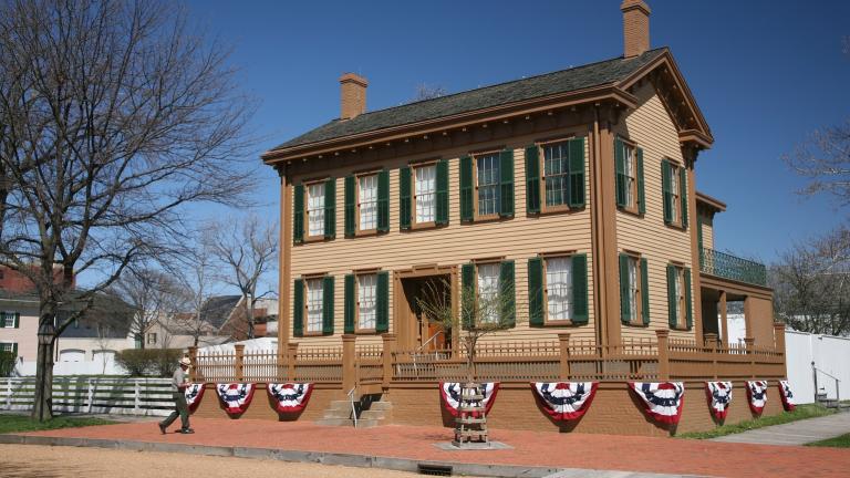 The Lincoln Home National Historic Site in Springfield (Daniel Schwen / Wikimedia Commons)