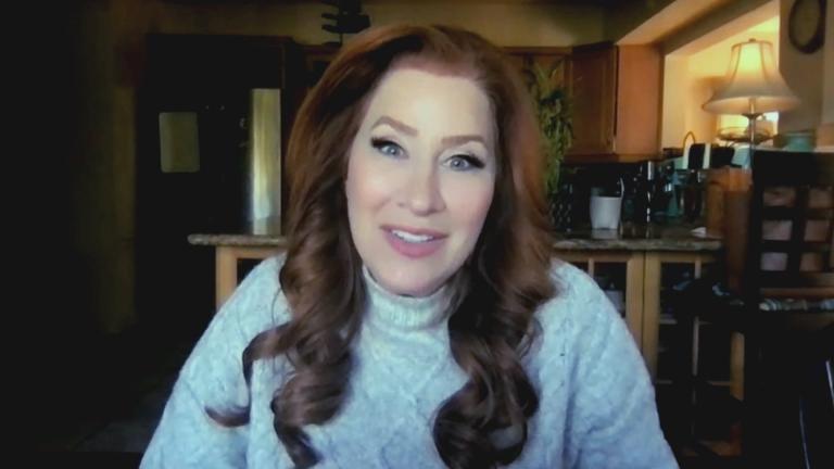 Lisa Ann Walter appears on the Dec. 26, 2023, episode of “Chicago Tonight.” (WTTW News)
