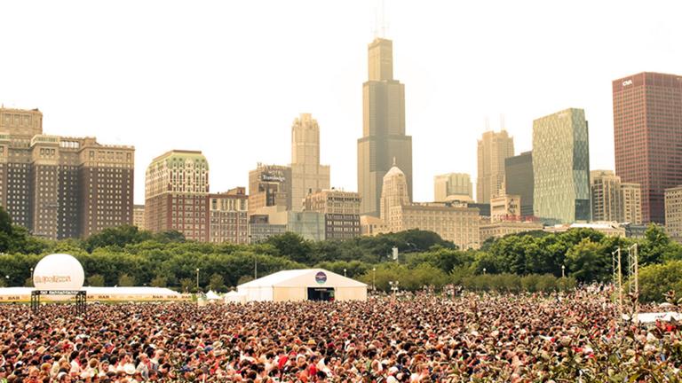 The crowd gathers to watch Foster the People at Lollapalooza 2011. (EMR / Flickr)