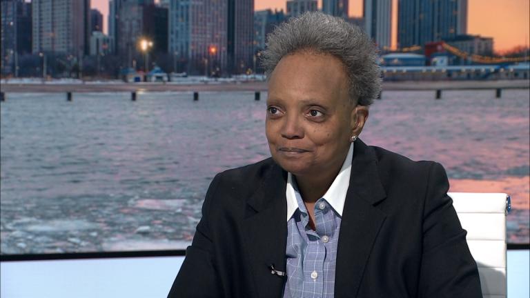 Former Mayor Lori Lightfoot appears on “Chicago Tonight” on Jan. 15, 2026. (WTTW News)