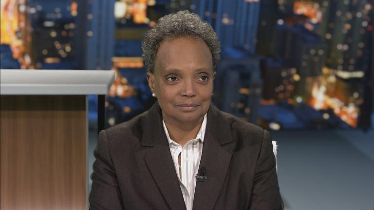 Mayor Lori Lightfoot appears on "Chicago Tonight" on Jan. 3, 2023. (WTTW News)