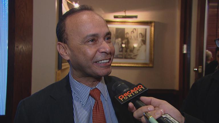 U.S. Rep. Luis Gutierrez speaks to “Chicago Tonight” on Tuesday, Nov. 28.