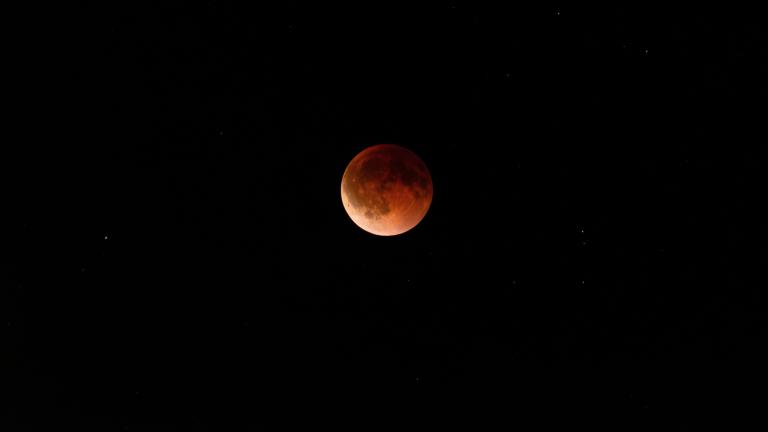 A lunar eclipse. (Oleksandr Masnyi / iStock)