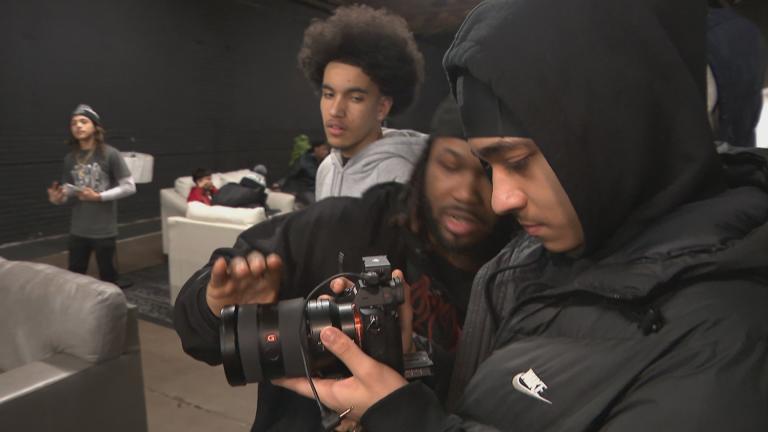 Students at Luv City. (WTTW News)