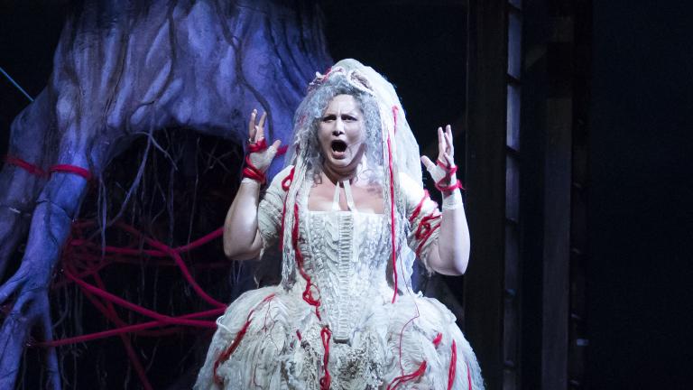 Okka von der Damerau in "Das Rheingold." (Courtesy of Lyric Opera of Chicago)