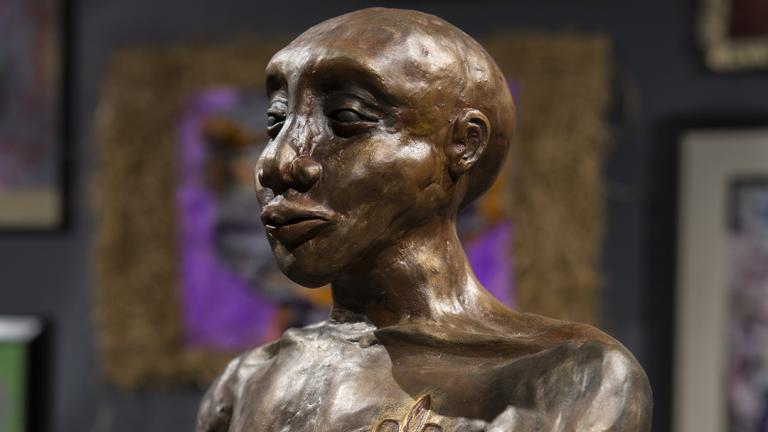 More than 100 works by African-American artists, including sculpture, are on display at Chicago’s Museum of Science and Industry. (J.B. Spector / Museum of Science and Industry)