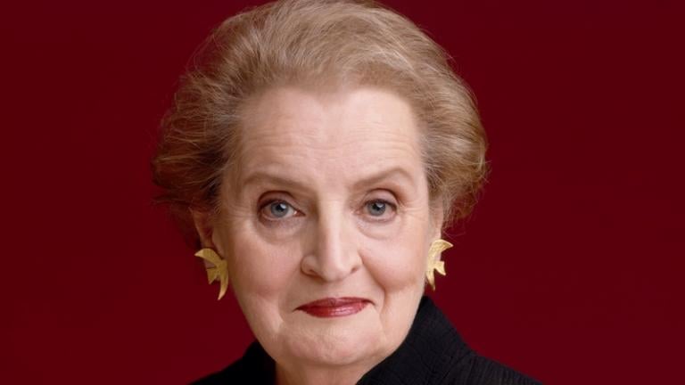 Madeleine Albright; Photo by Timothy Greenfield-Sanders