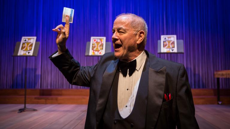 Francis Guinan performs in the Goodman Theatre’s “The Magic Play.” (Liz Lauren / Goodman Theatre)