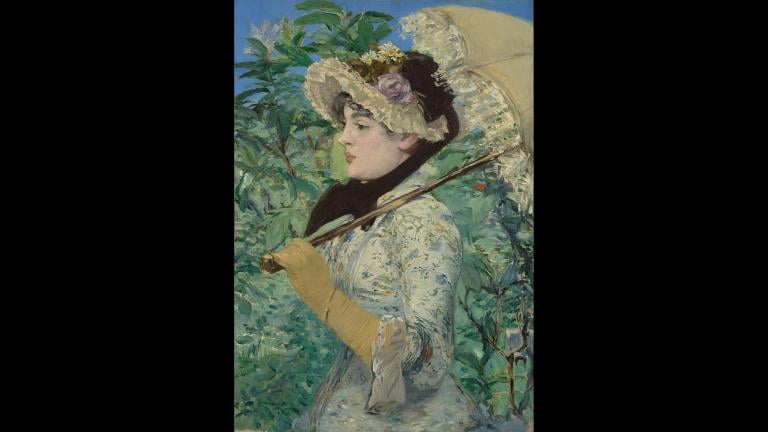 Édouard Manet. “Jeanne (Spring),” 1881. The J. Paul Getty Museum, Los Angeles.