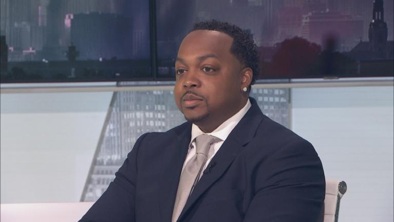 Marcel Brown appears on “Chicago Tonight: Black Voices” on Sept. 25, 2024. (WTTW News)