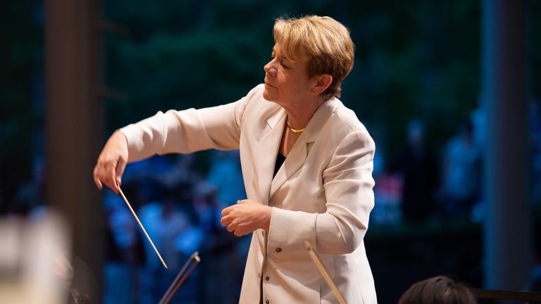Marin Alsop (Credit: Patrick Gibson)