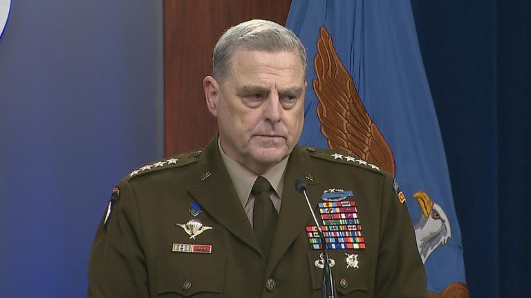 On Wednesday, Chairman of the Joint Chiefs Mark Milley echoed President Biden’s comments that the administration didn’t think the Taliban takeover would happen so fast. (WTTW News via CNN )