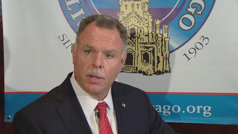 Garry McCarthy speaks at the City Club of Chicago on Monday, Sept. 19.