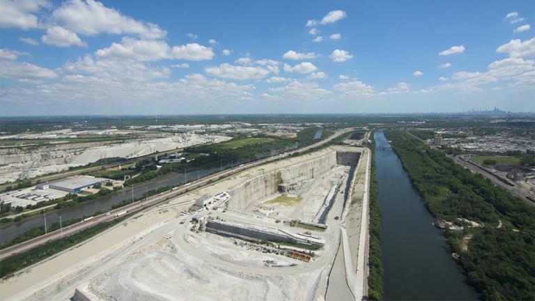 McCook Reservoir (Courtesy Metropolitan Water Reclamation District Board of Commissioners)