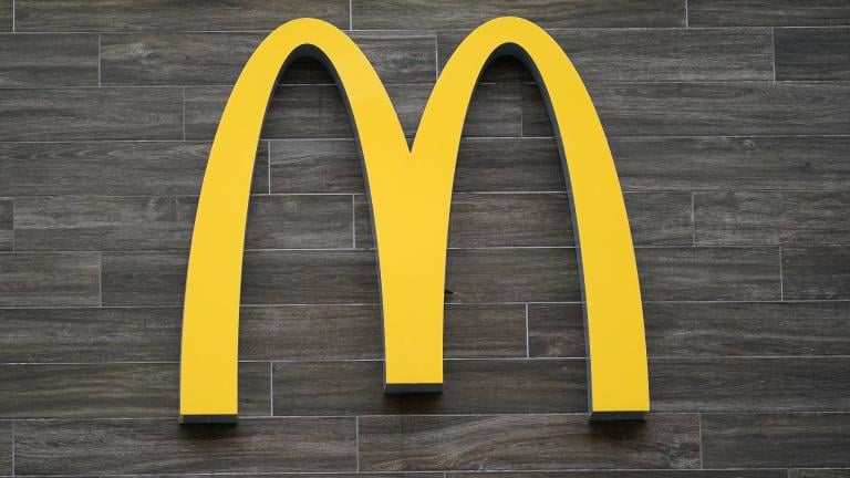  A McDonald’s golden arches is shown at restaurant in Havertown, Pa., Tuesday, April 26, 2022. (AP Photo / Matt Rourke)